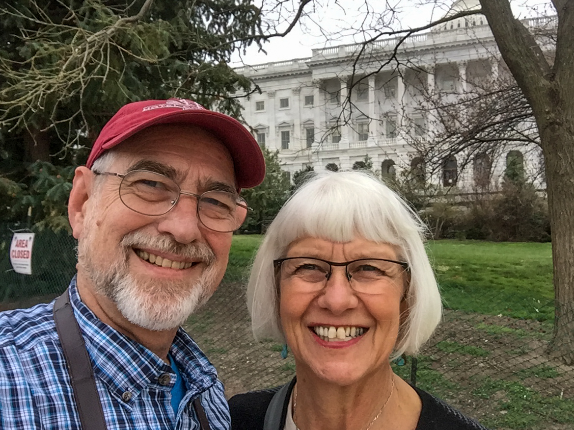 Lynn & Karen at Capitol Building