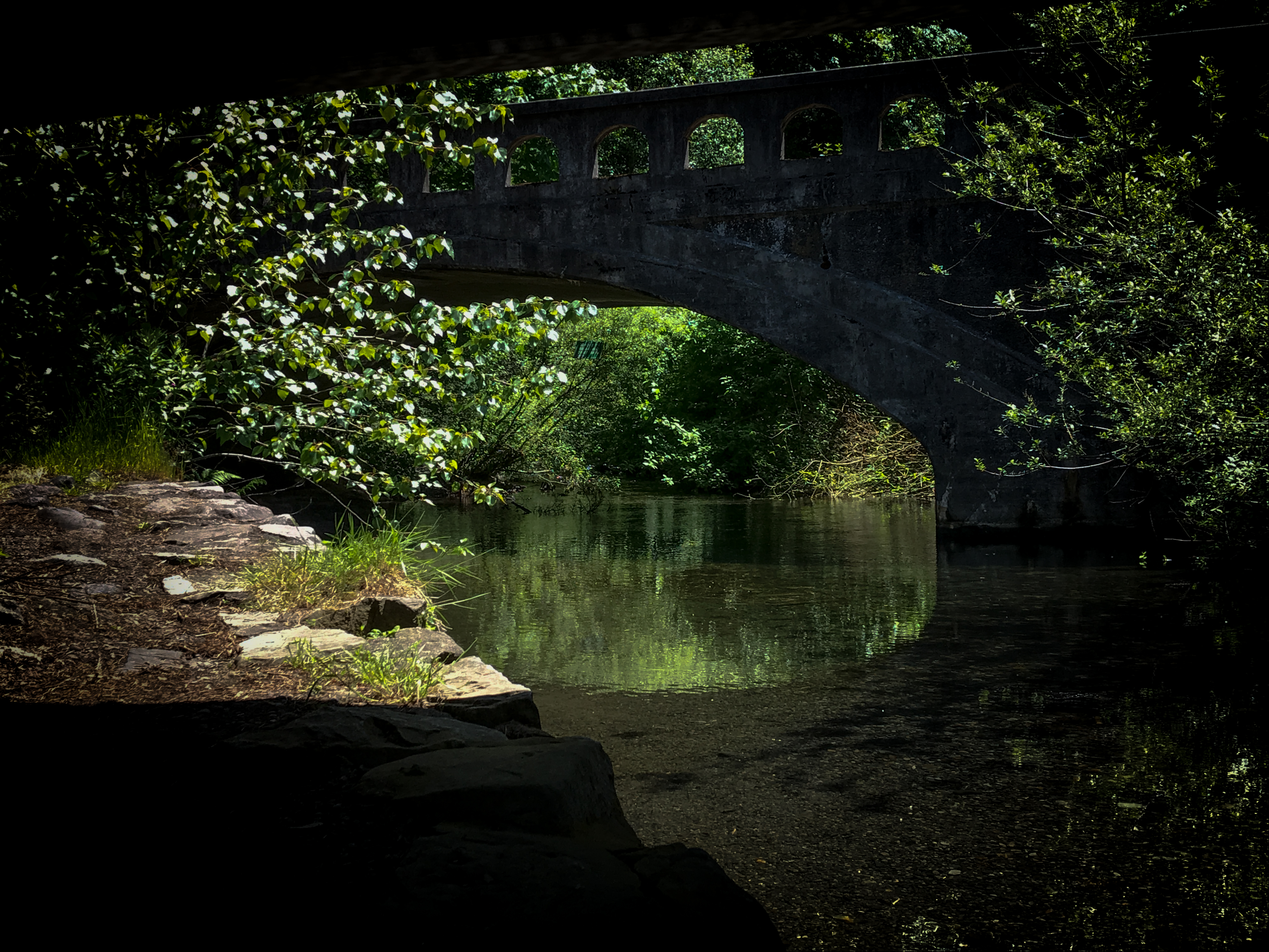 Bridge at Multnomah Falls