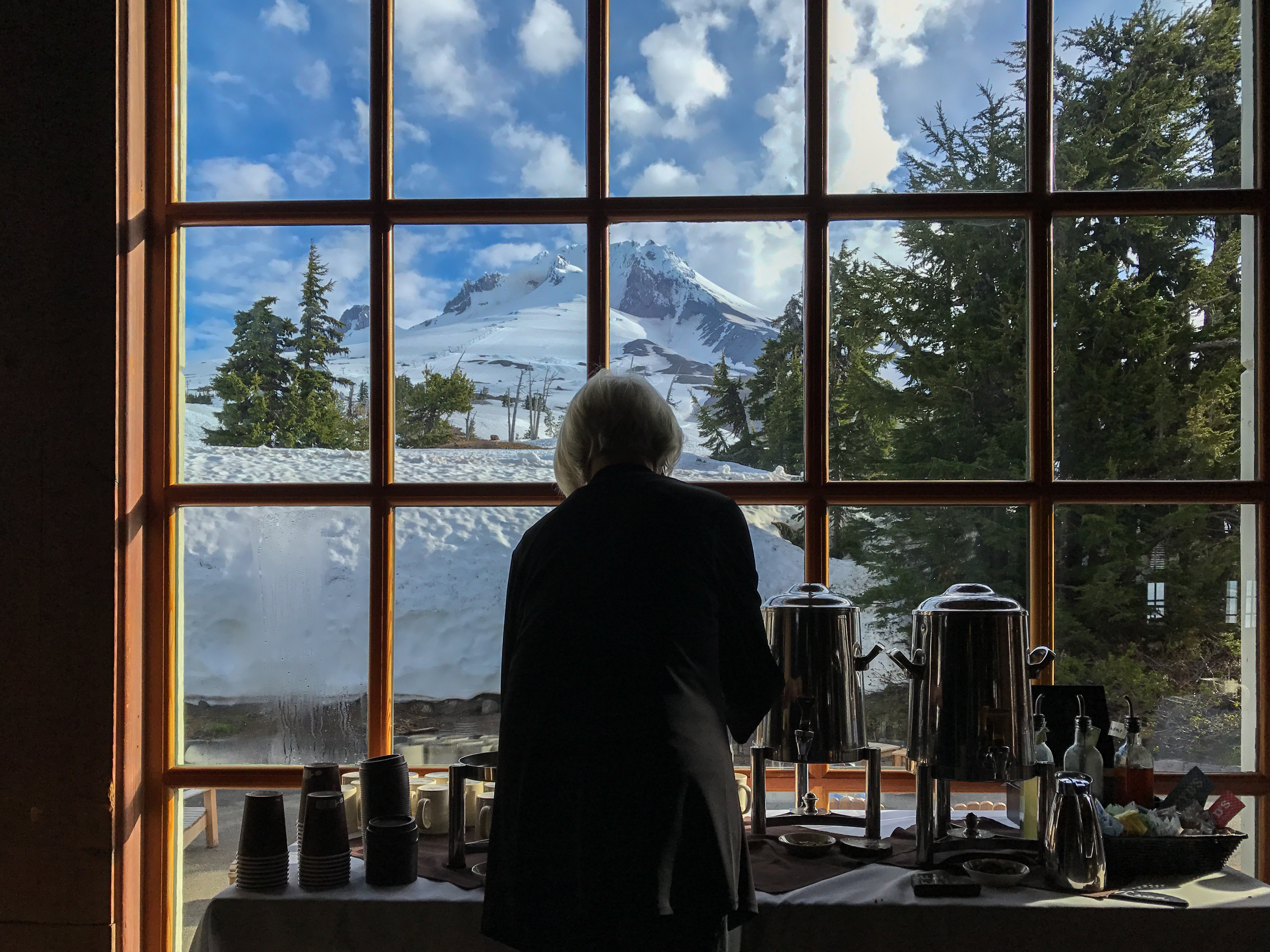 mt. Hood, Coffee, and the Morning and Karen