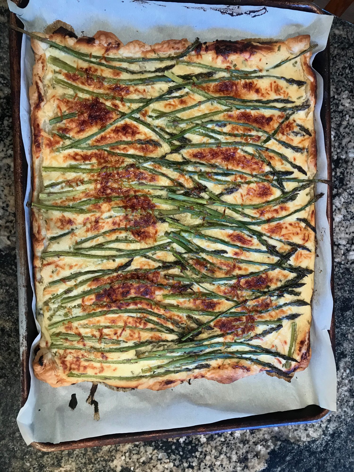 Asparagus, Goat Cheese & Tarragon Tart Wiens Roth Family